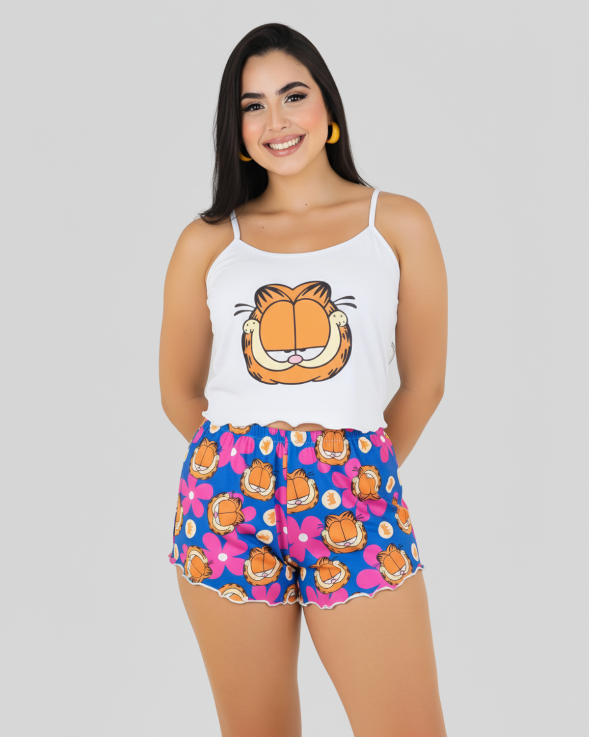 PIJAMA FEMININO DE VERÃO - GARFIELD