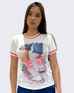 TÊNIS COM LAÇO - T-SHIRT PREMIUM