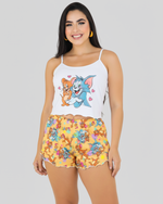 PIJAMA FEMININO DE VERÃO -TOM E JERRY