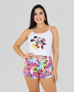PIJAMA FEMININO DE VERÃO -MICKEY E MINNIE