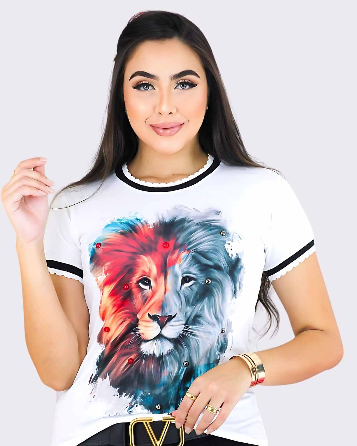 LEÃO- T-SHIRT PREMIUM