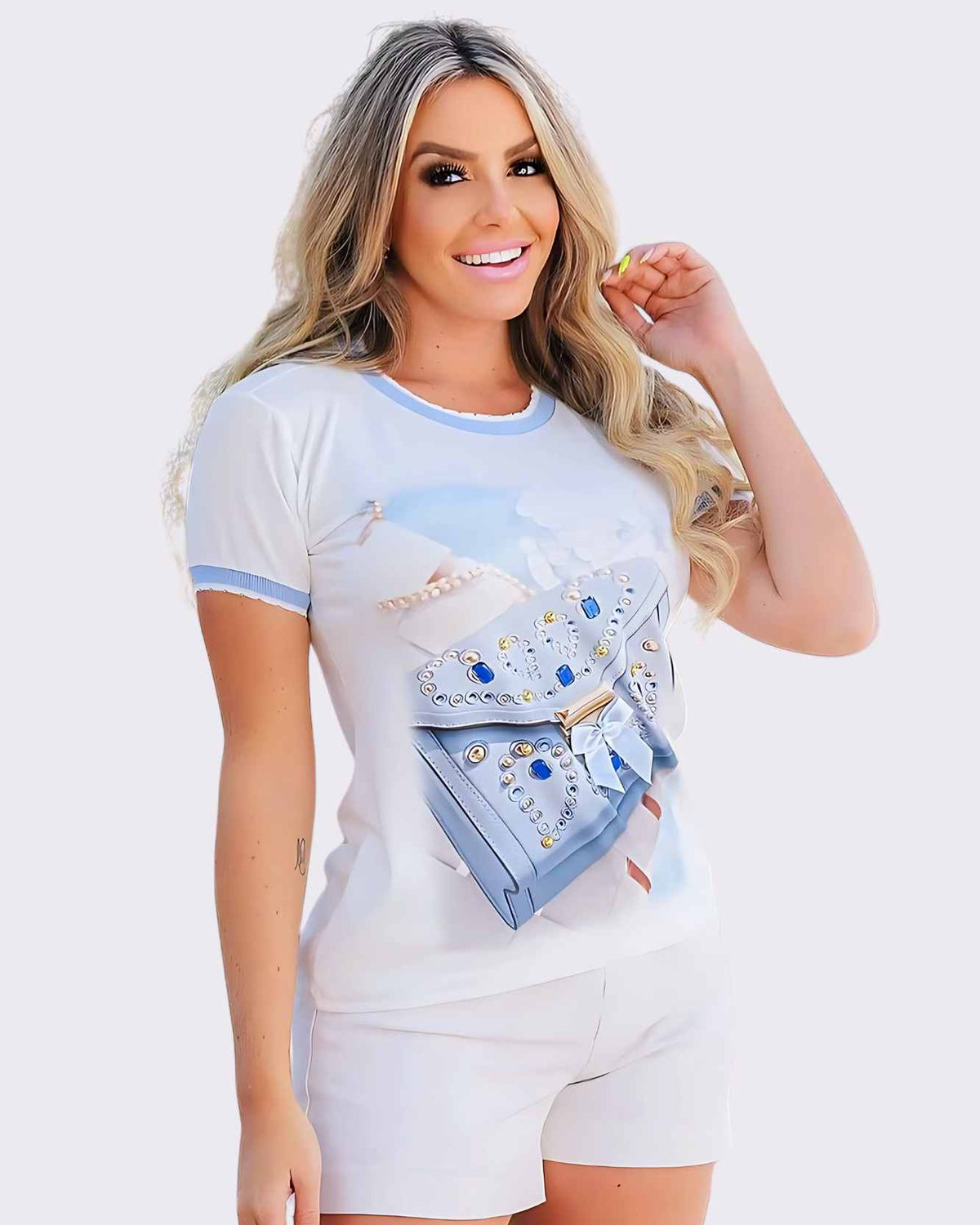 BOLSA AZUL- T-SHIRT PREMIUM