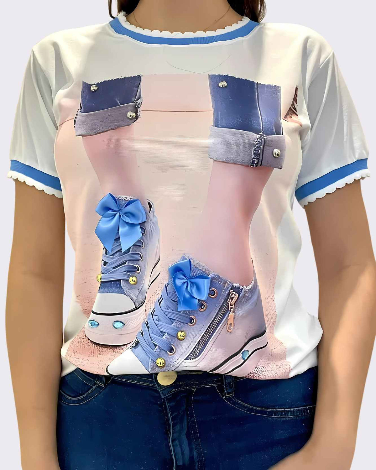 SALTO AZUL - T-SHIRT PREMIUM