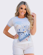 BOLSA AZUL- T-SHIRT PREMIUM